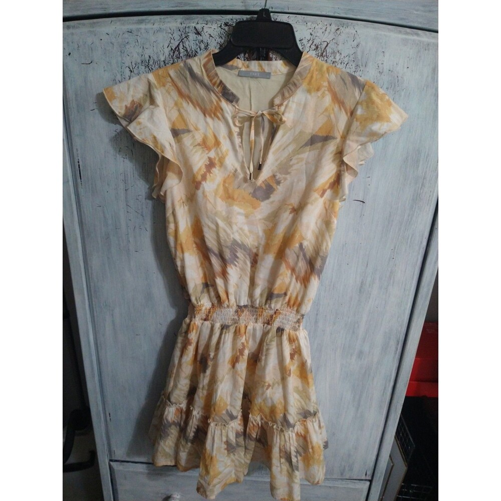 Tart Mini Ruffled Dress Sm Floral Boho Feminine Cottage Core